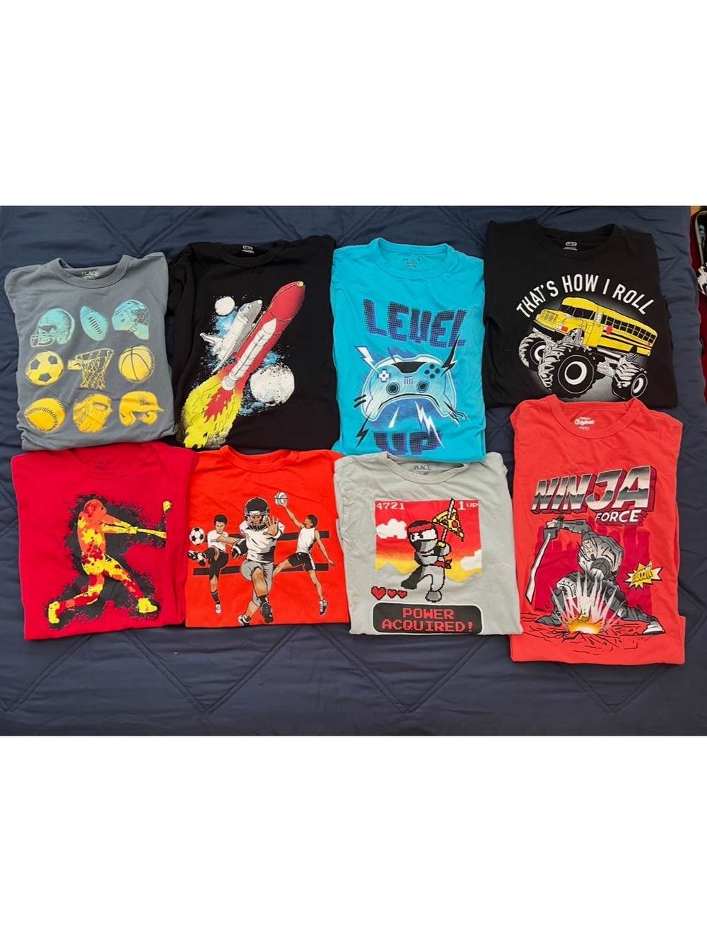 Kids Graphic T-Shirt Bundle Size 10-12